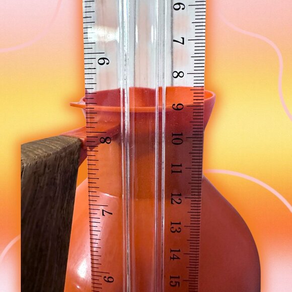 Vintage MCM Orange Black Teak Handle & Stopper G. Rosendahl Swedish Thermos - Picture 7 of 16